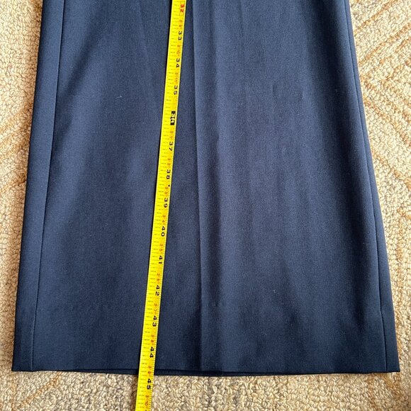 Plus Size Banana Republic Sculpted Stretch Blue Flare Pants 18 | Workwear Chic - Picture 7 of 10